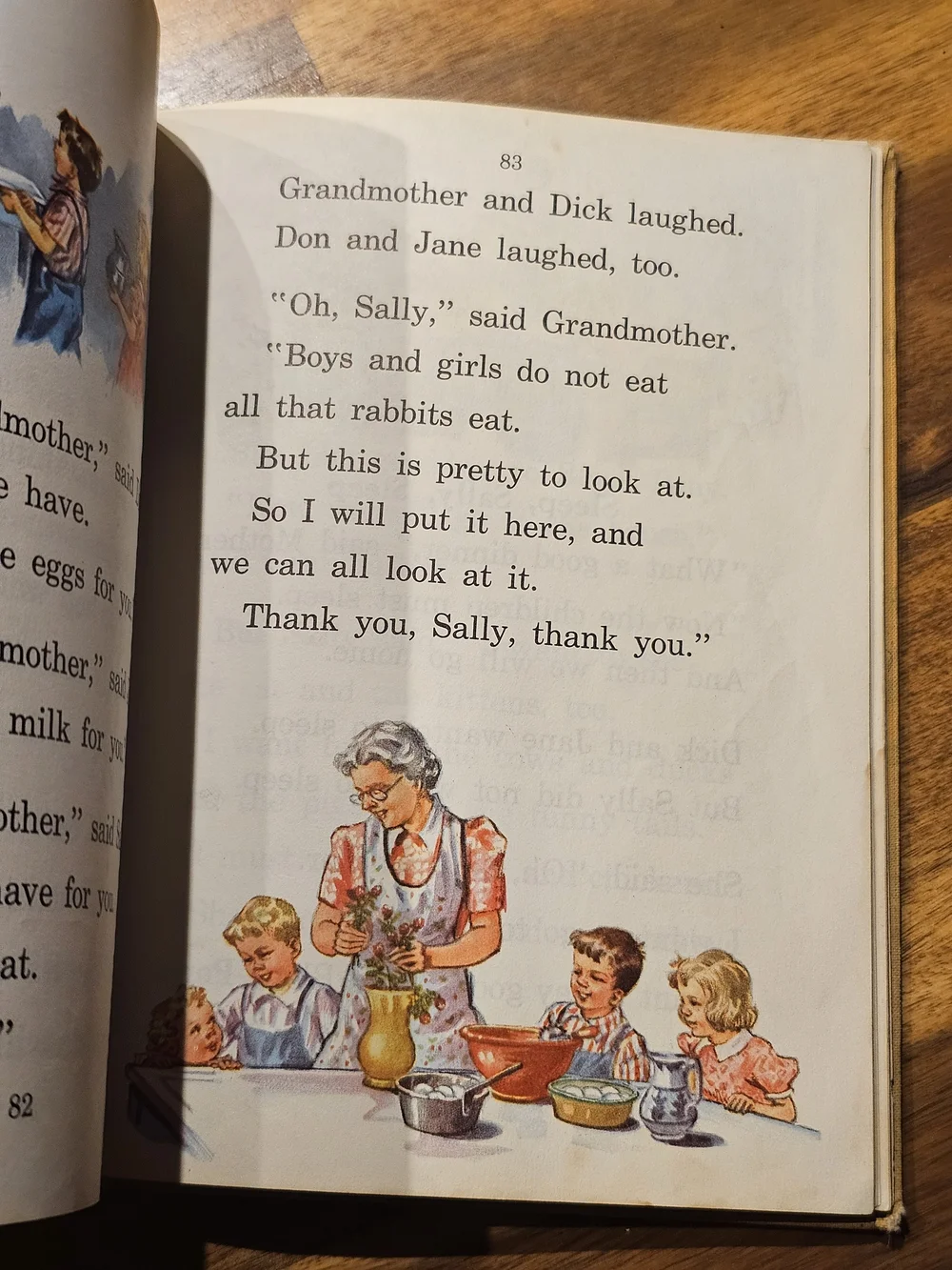 Good Times with Our Friends 1950s Vintage Yellow Hardcover Dick And Jane Book - Picture 4 of 7